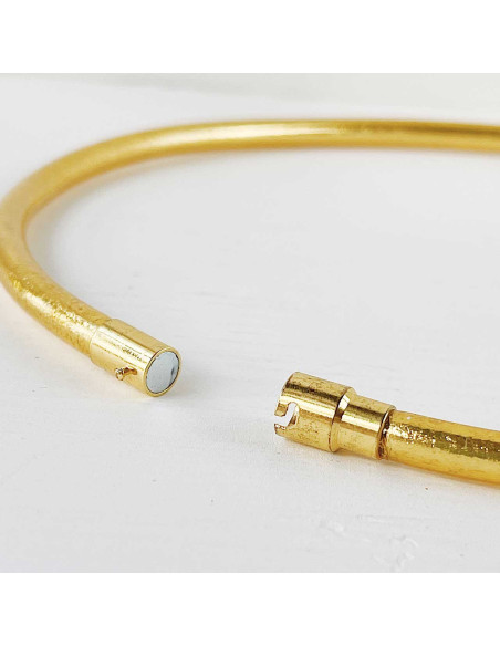 Collier Bouddhiste épais doré