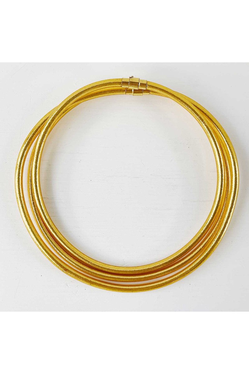 Collier Bouddhiste épais doré