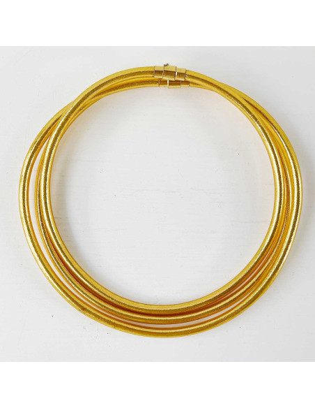 Collier Bouddhiste épais doré