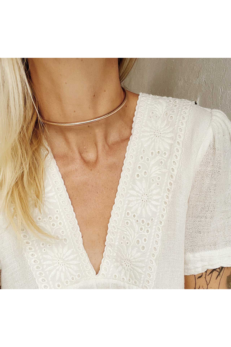 Collier Bouddhiste épais doré
