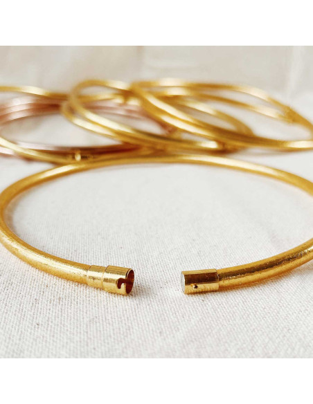 Collier Bouddhiste épais doré