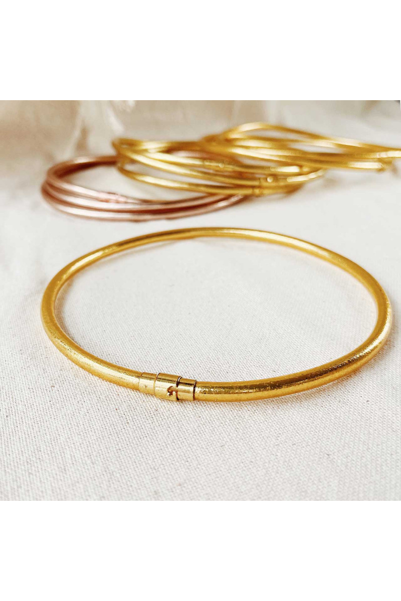 Collier Bouddhiste épais doré