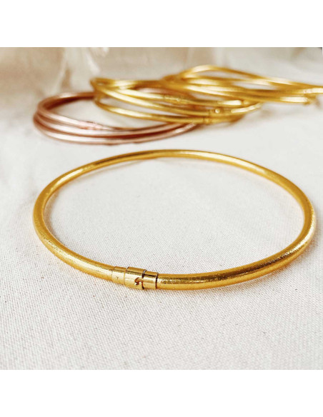 Collier Bouddhiste épais doré