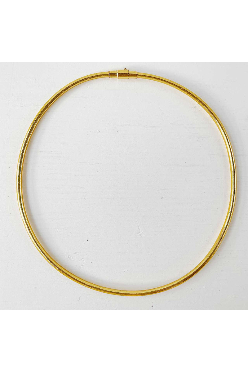Collier Bouddhiste fin doré clair