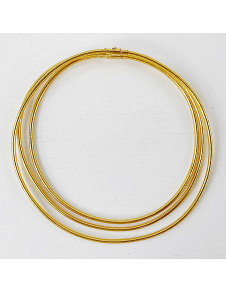 Collier Bouddhiste fin doré clair