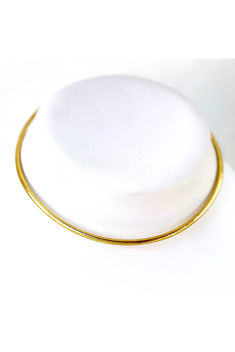 Collier Bouddhiste fin doré clair
