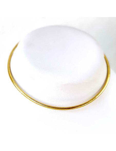 Collier Bouddhiste fin doré clair