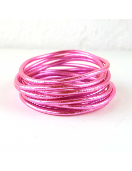Jonc fin FUSHIA (à partir de 10€)