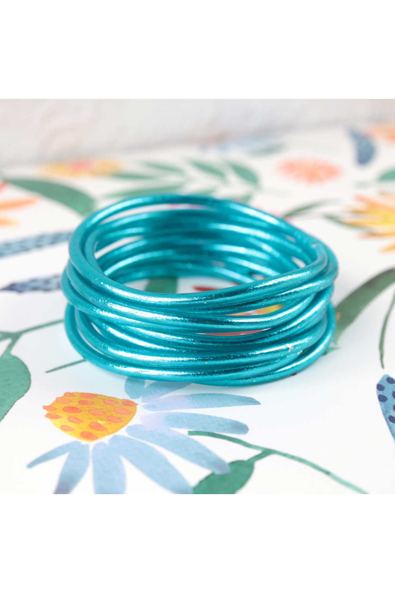 Jonc fin BLEU PACIFIQUE (à partir de 10€)