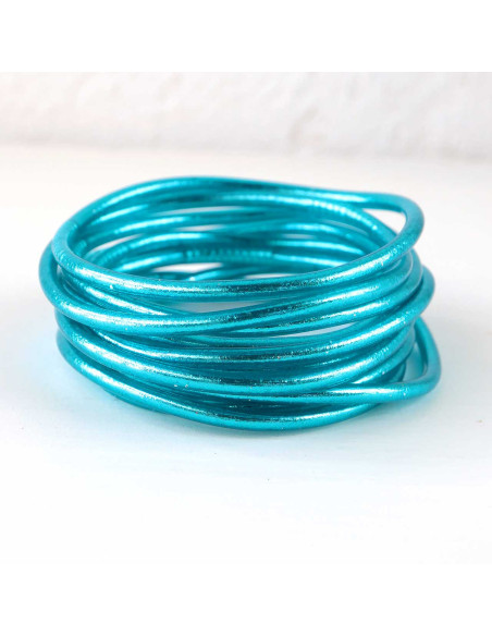 Jonc fin BLEU PACIFIQUE (à partir de 10€)
