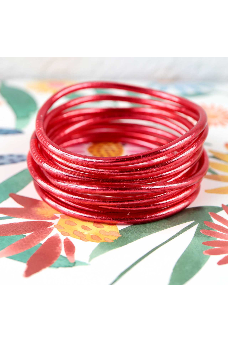 Jonc fin ROUGE CERISE (à partir de 10€)