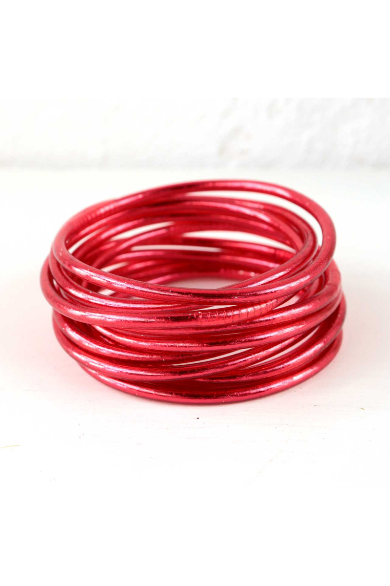Jonc fin ROUGE CERISE (à partir de 10€)