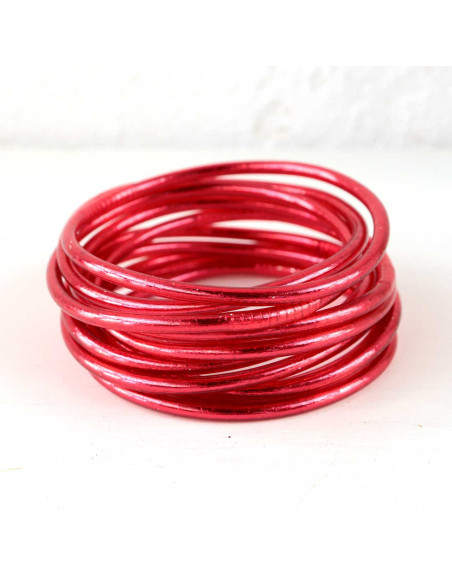Jonc fin ROUGE CERISE (à partir de 10€)