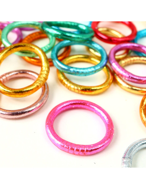 Bague Bouddhiste FUSHIA 2