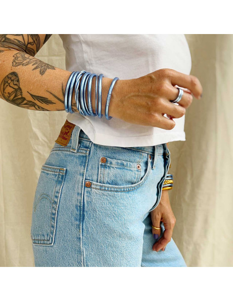 Bague Bouddhiste BLEU JEAN 2