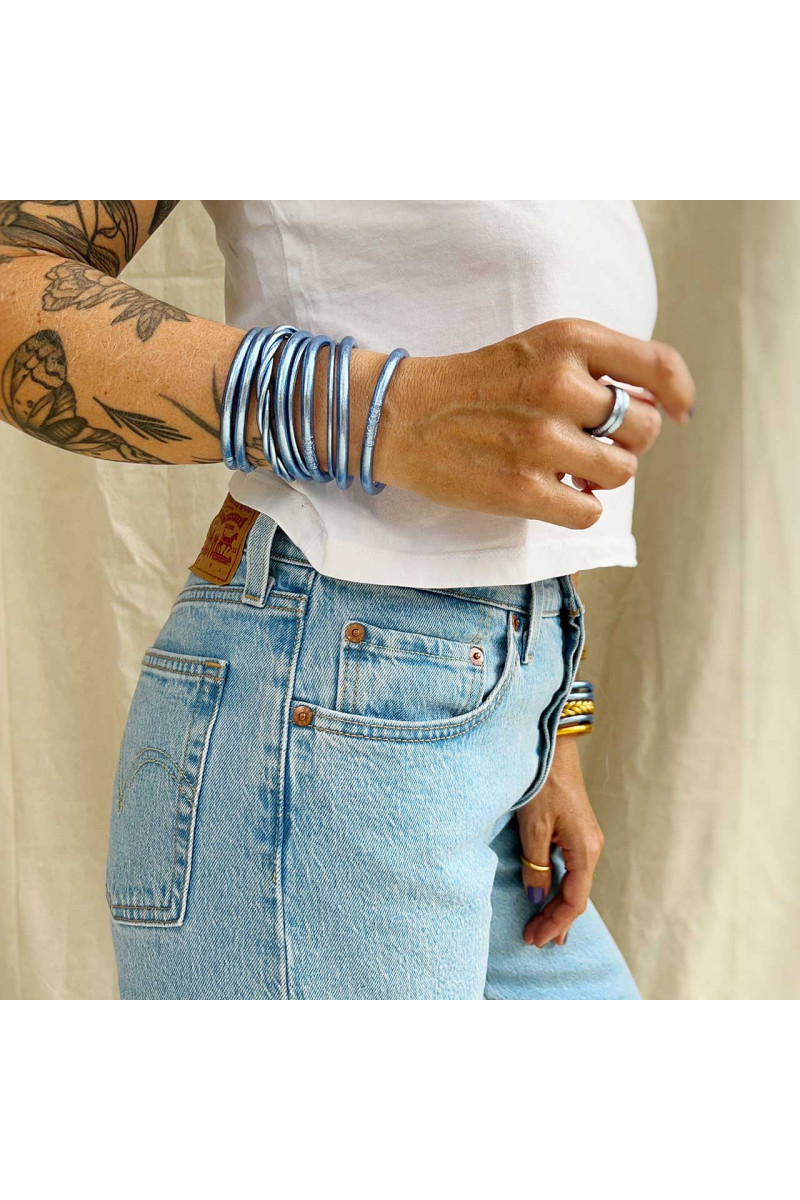 Bague Bouddhiste BLEU JEAN
