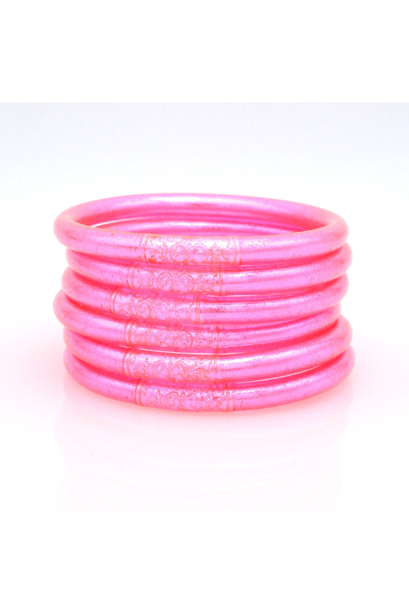 Jonc Bouddhiste Mantra PINK qualité supérieure (à partir de 10€)
