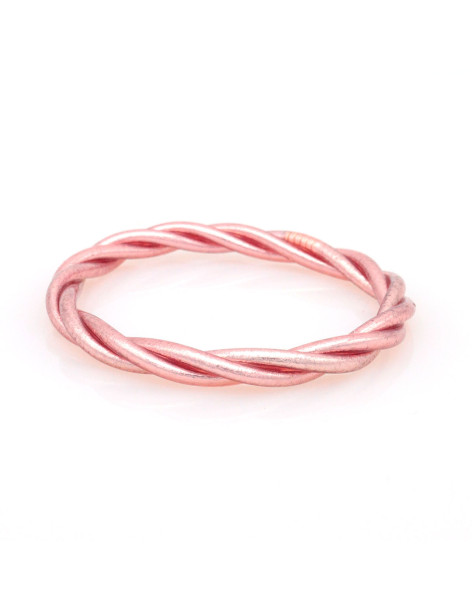 Jonc Bouddhiste torsadé ROSE