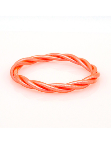 Jonc Bouddhiste torsadé CORAIL