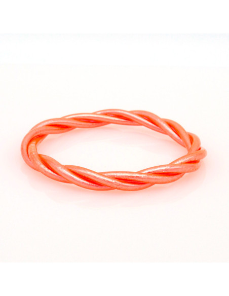 Jonc Bouddhiste torsadé CORAIL