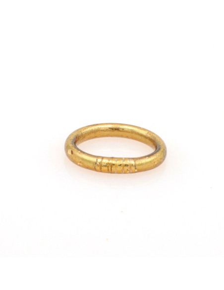 Bague Bouddhiste DORÉ ANTIQUE