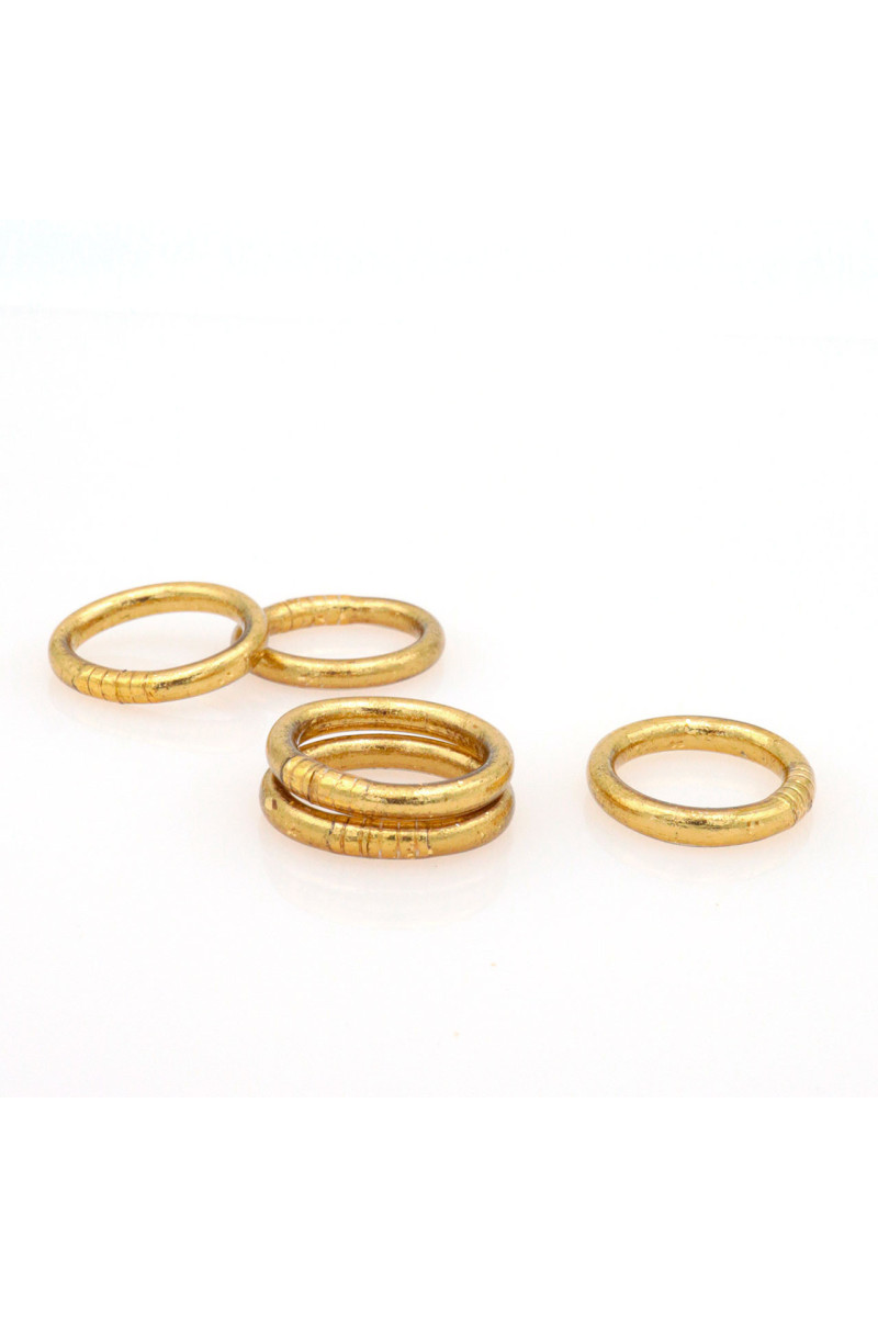 Bague Bouddhiste DORÉ ANTIQUE