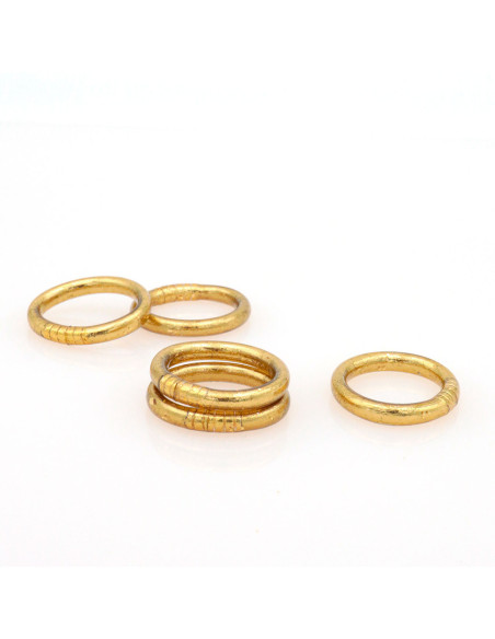 Bague Bouddhiste DORÉ ANTIQUE
