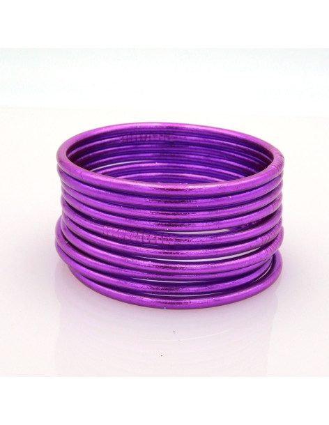 Jonc bouddhiste FIN VIOLET FONCÉ  (à partir de 9€)