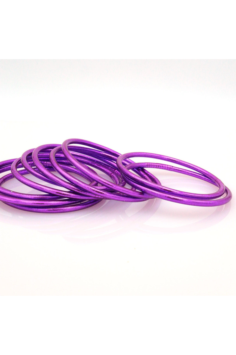 Jonc bouddhiste FIN VIOLET FONCÉ  (à partir de 9€)