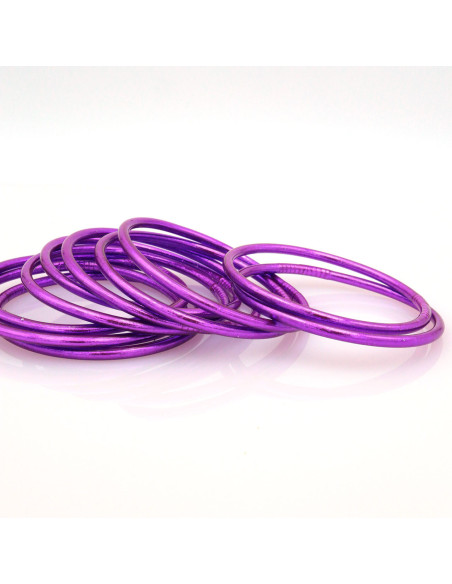 Jonc bouddhiste FIN VIOLET FONCÉ  (à partir de 9€)