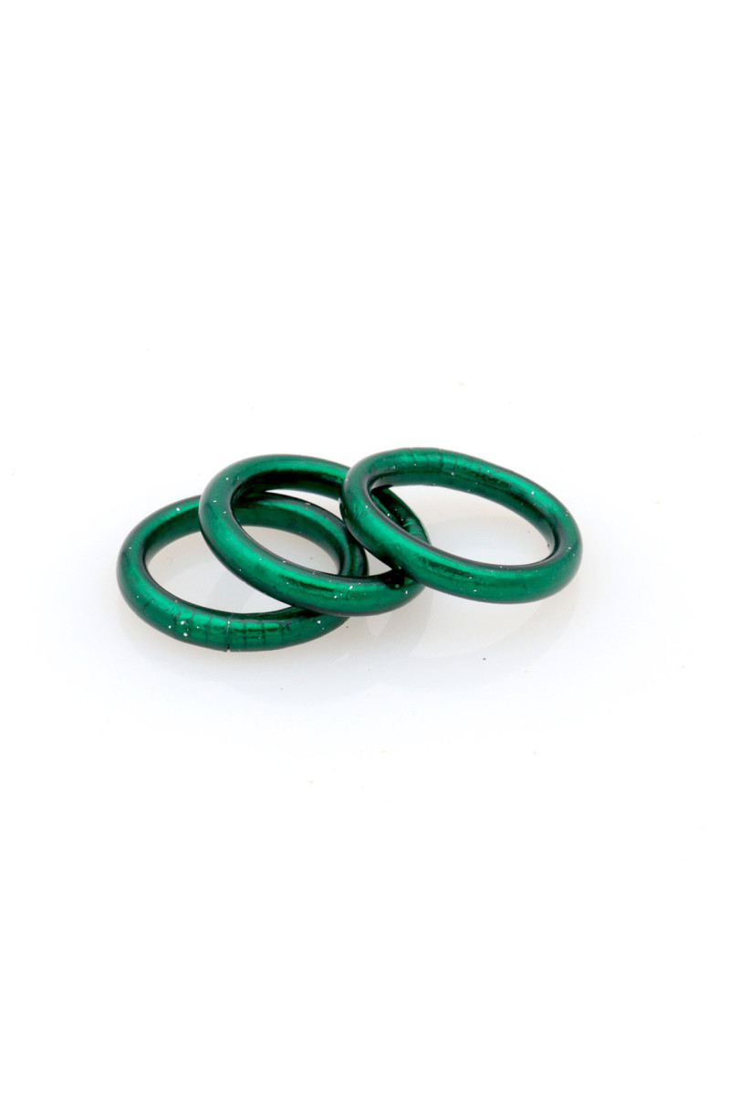 Bague Bouddhiste Vert Sapin