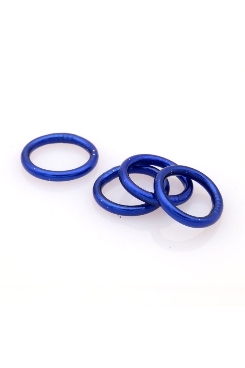 Bague Bouddhiste Bleu Nuit