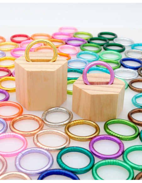 Bague Bouddhiste Café