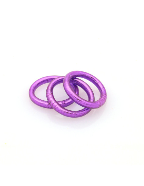 Bague Bouddhiste Violet Foncé 2