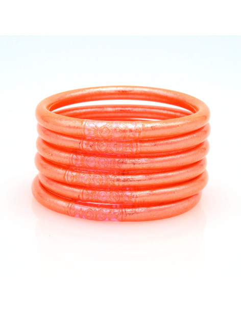 Jonc Bouddhiste Mantra CORAIL qualité supérieure (à partir de 10€)