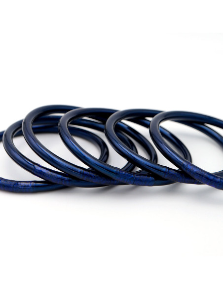 Jonc Bouddhiste Mantra COSMIC BLUE qualité supérieure (à partir de 10€)