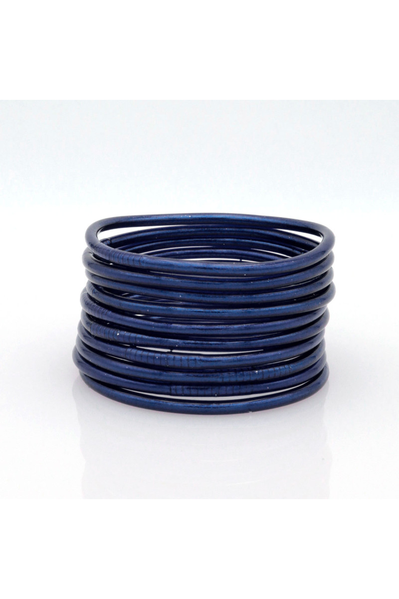 Jonc bouddhiste FIN COSMIC BLUE (à partir de 9€)