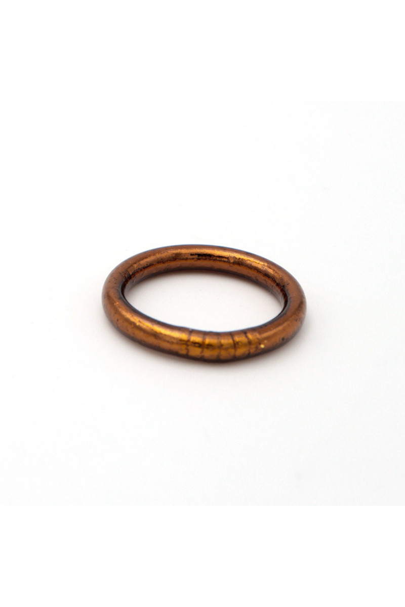 Bague Bouddhiste marron glacé