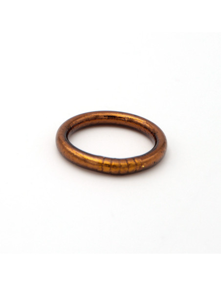 Bague Bouddhiste marron glacé