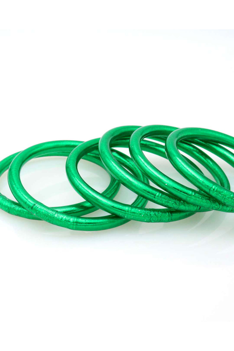 Jonc Bouddhiste Mantra GREEN FONCÉ qualité supérieure (à partir de 10€)