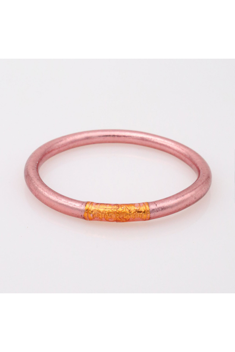 Jonc Bouddhiste ROSE GOLD avec mantra ABRICOT