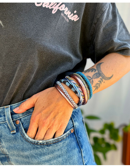 Bracelet Népalais B19 turquoise