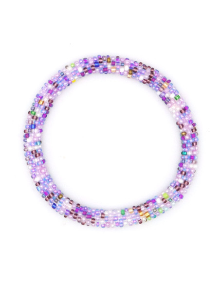 Bracelet Népalais D68 Multi Violet