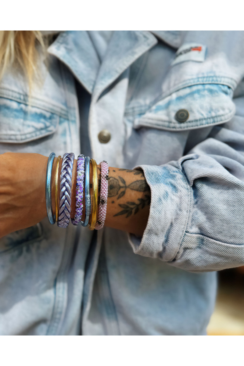 Bracelet Népalais D68 Multi Violet