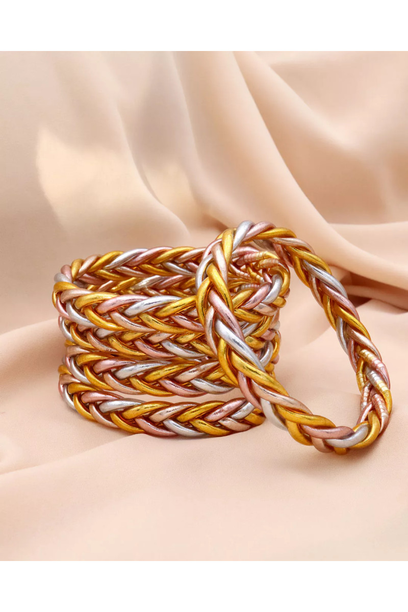 Buddhist bangle braided multicolour CLASSIC