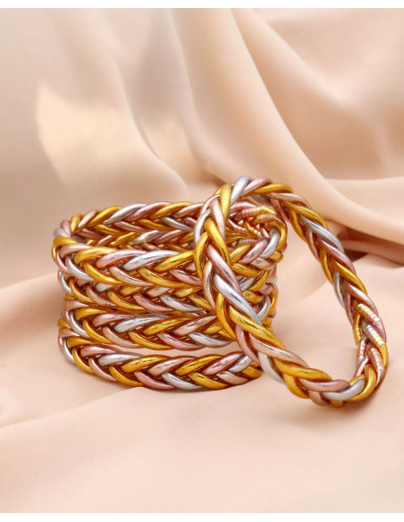 Buddhist bangle braided multicolour CLASSIC