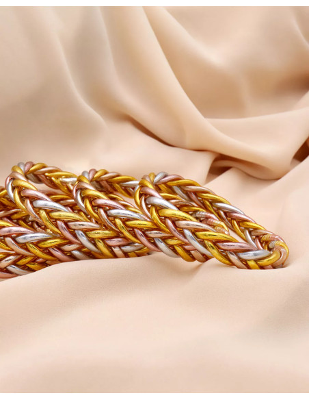 Buddhist bangle braided multicolour CLASSIC