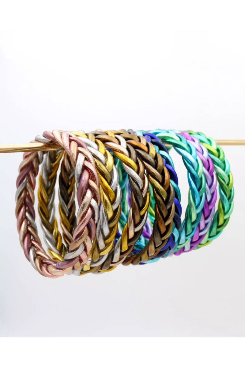Buddhist bangle braided multicolour CLASSIC