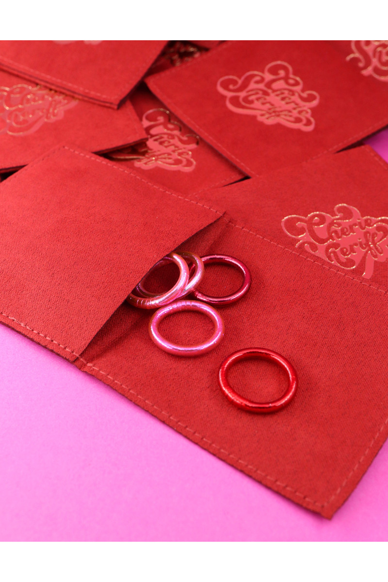 Limited edition "Rouge Amour" ring pouch