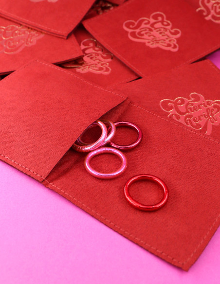 Limited edition "Rouge Amour" ring pouch